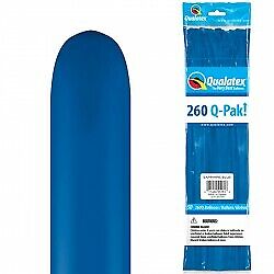 50 ou 100 25 Qualatex 260q bleu foncé Modélisation Ballons-Packs de 10