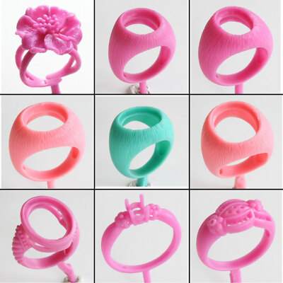 9PC Lost Wax Casting Ring Molds Patterns WRB132 | Wild Ancient Rose & Large Slot