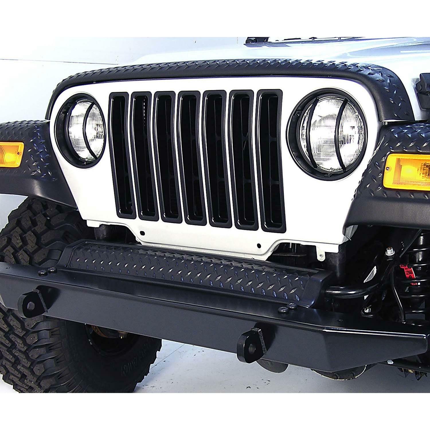 Grille insert Jeep Wrangler TJ LJ protection radiateur noire