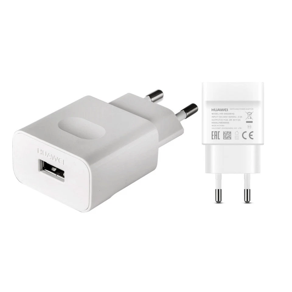 Оригинальное настенное зарядное устройство Huawei HW-050200E01 и кабель типа C для P9 Honor 8 9 Mate 9 10 Pro - Изображение 2 из 4