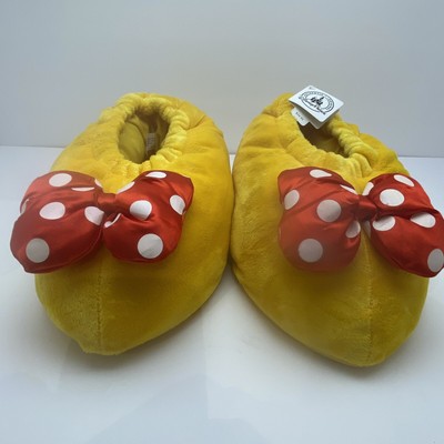 minnie mouse heel slippers