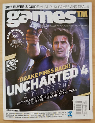 Games TM #168 (UK gaming magazine) Uncharted 4 preview, Detroit: Become Human