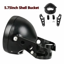 5.75" 5-3/4 Motorcycle LED Headlight Headlamp Shell Bucket Housing Mount Bracket
