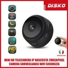 MINI HD TELECAMERA IP NASCOSTA 2MEGAPIXEL CAMERA SORVEGLIANZA WIFI SICUREZZA 