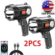 Rechargeable Spotlight 9000000 Lumens Handheld Hunting Flashlight Led Spot light