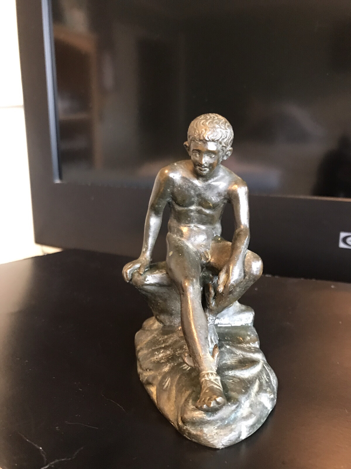 Antique early 1900s bronze “ Mercury” statue. “Messenger To The God’s