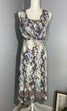 Women's Simply Vera Vera Wang Snake Skin Pattern Soft High-Low Dress S
