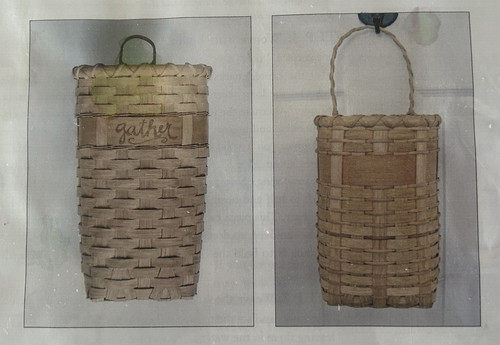Basket Weaving Pattern Wall Basket by Carolyn Kemp