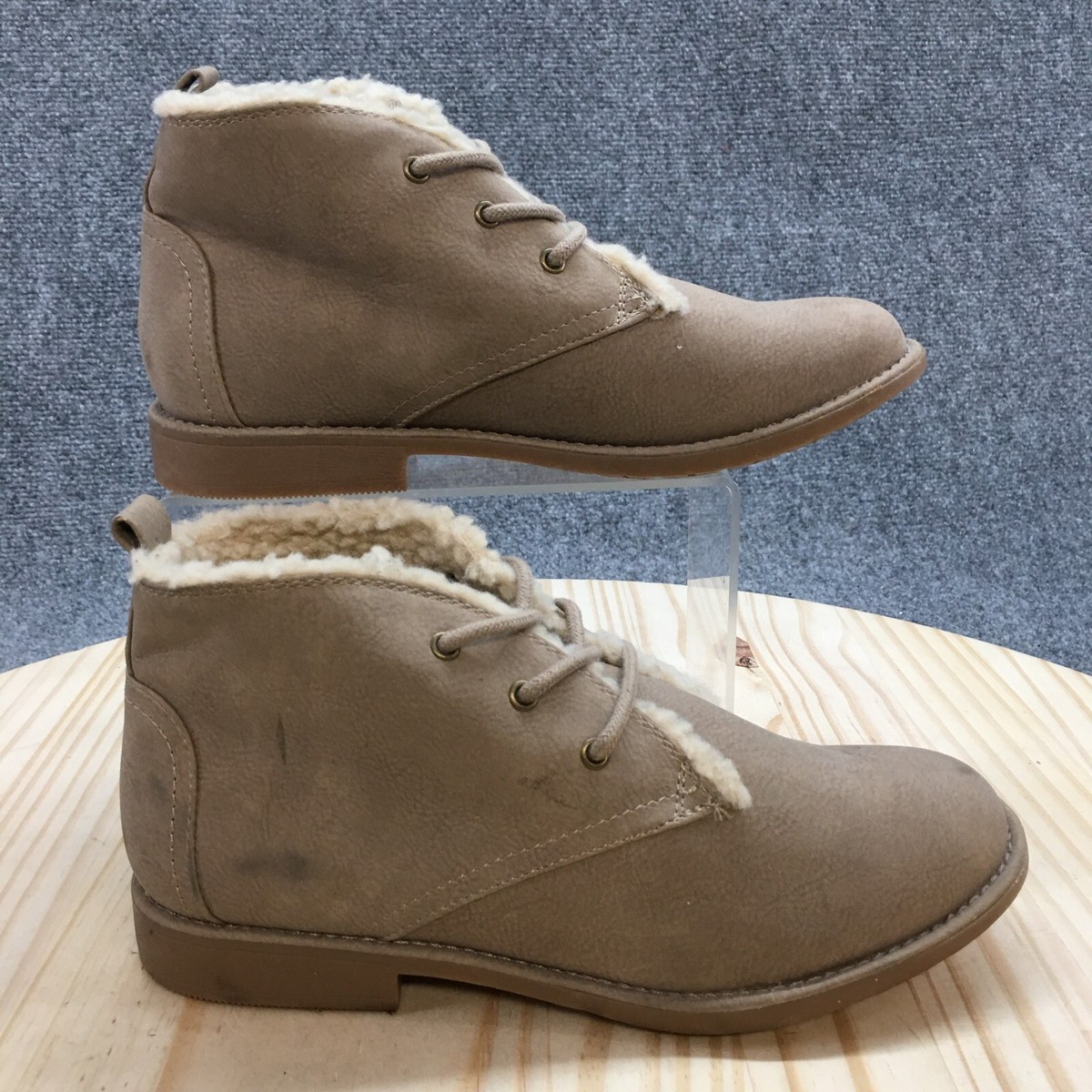 Sonoma Goods For Life Brown Chukka Lace Up Leather Brown Boots 8.5 NEW in Box Sonoma Goods For Life Brown Chukka Lace Up Leather Brown  main image 2
