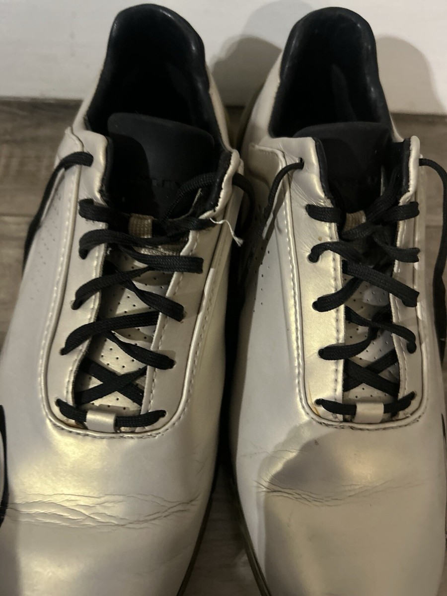 Oakley Carbon Pro Golf Shoes Mens Waterproof Leather Cleats Logo