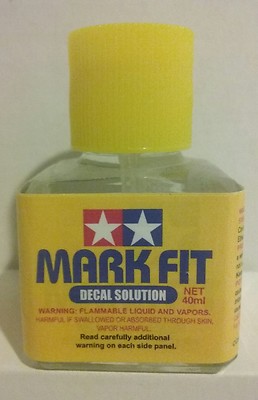 Tamiya 87102, Mark Fit decal solution 