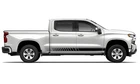 Lower door stripes graphics stickers decal compatible with Chevrolet Silverado