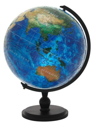 BLUE EARTH 540ピースジグソーパズル Yanoman 540 Piece Jigsaw Puzzle 3D Spherical Puzzle Blue Earth