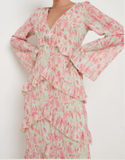 Paige Ruffle Maxi Dress Size 8