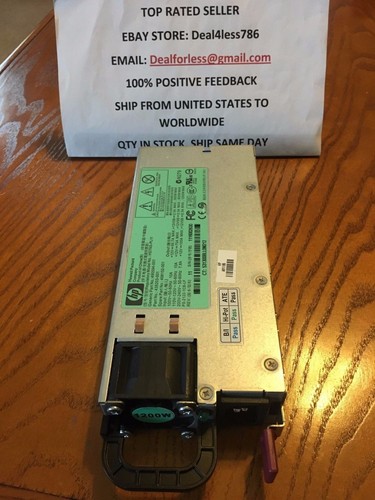 ENCHUFE EN MARCHA HP 1200W G6 PS-500172-B21/498152-001/490594-001/438203-001-HTNS-PL11 - Imagen 2 de 5