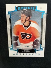 15-16 UD Artifacts Hockey Rookie Blue Parallel SP 171 Nick Cousins /85