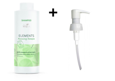 Wella Professionals Elements Shampoo 1000ml / 1 Liter mit Pumpe GRATIS P&P