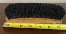 Vintage Wooden Shoe Buffing Brush-Horsehair Made in Israel used Unbranded