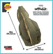 Soft Crossbow Case w/ Quiver Bolts Storage for Tenpoint Nitro 505/Titan M1/Viper