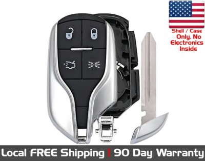 1x New Replacement Proxy Key Fob Remote SHELL / CASE For Select Maserati Vehicle