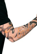 Baltimore Orioles Tribal Tattoo Arm Sleeve Sun Block Nylon Baseball Digital MLB