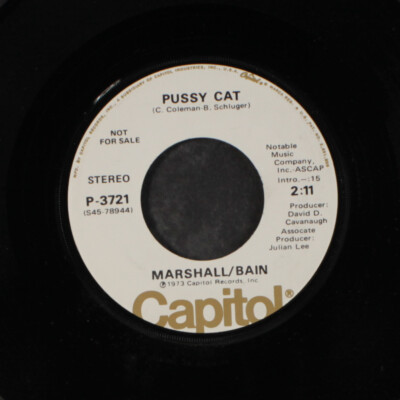 MARSHALL/BAIN: mama's gone goodbye / pussy cat CAPITOL 7'' Single 45 RPM