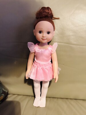 Melissa & Doug Mine To Love Victoria 14'' Ballerina Ballet Baby Doll Brunette