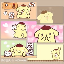 Cute Pom Pom Purin Non-Slip Large Mouse Pad Table Mat Cartoon Washable Mouse Mat