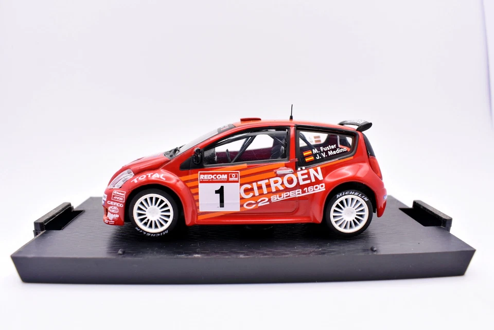 Modellino auto rally scala 1:43 Citroen C2 S 1600 diecast modellismo statico car - Immagine 4 di 4