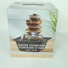 Ashland Water Fountain Garden Lights Up Indoor Outdoor Décor Flows Down NEW