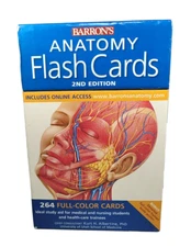 Medical Study Guide Barron's Anatomy Flash Cards 2nd Edition