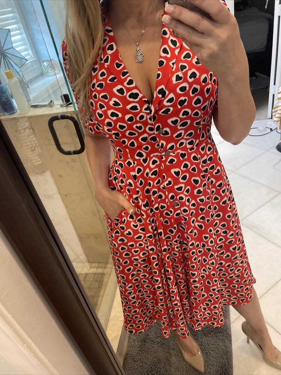 Red j hotsell crew dress