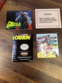 Godzilla: Monster of Monsters Nintendo NES Authentic Complete CIB