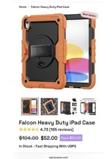 iPad A16 Case 11 Inch, 2025, Heavy Duty, Slim, Drop-Proof, Smart Cover