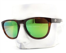Costa Del Mar Sunglasses Irie Gloss Brown Tortoise Green Polarized Glass w/case