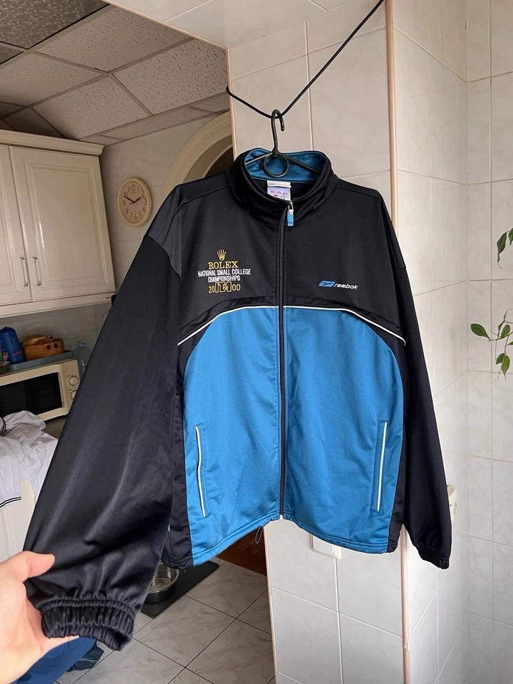 Vintage Early 00’s Rolex Reebok Zip Track Jacket Championships College 2000’s - Image 3 of 4