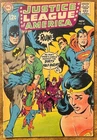 JUSTICE LEAGUE OF AMERICA 66 NEAL ADAMS SUPERMAN BATMAN COVER DC 1968 VINTAGE
