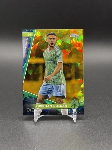 2024 Topps Chrome Mls Sapphire Edition - Cristian Roldan #124 Gold /50