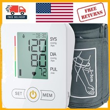 Large Cuff Blood Pressure Machine with Automatic Measurement & Data Storage