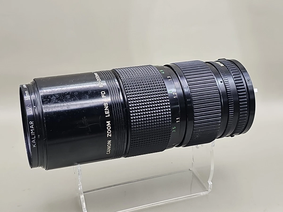 Canon FD 80-200mm f/4 レンズ Canon FD 80-200mm f4 Telephoto Zoom Lens [AS-IS]