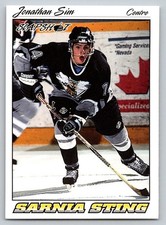 Jonathan Sim 1995-96 Slapshot Sarnia Sting