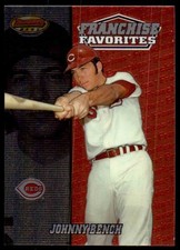2000 Bowman's Best Franchise Favorites Johnny Bench #FR1B