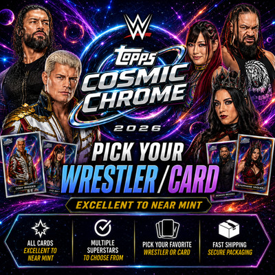 2026 Topps Chrome Cosmic WWE Pick Your Card BASE