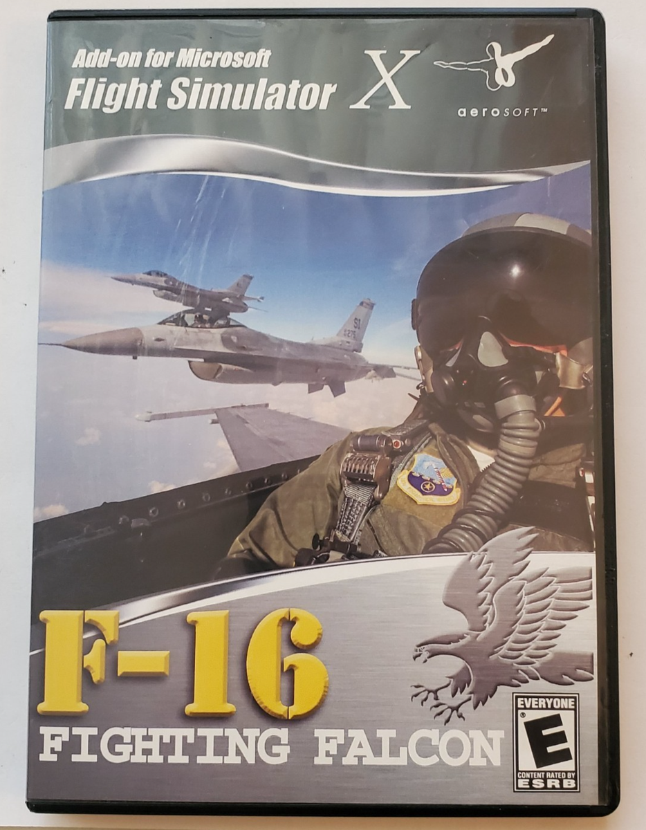 F-16 Fighting Falcon (PC, CD-ROM, 2009) Add on for Microsoft