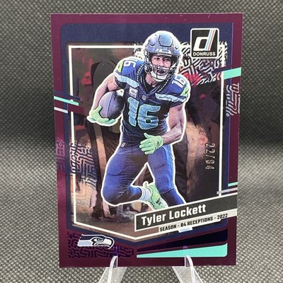  2023 Panini - Donruss Purple Season Tyler Lockett - Stat Line /84 Seahawks