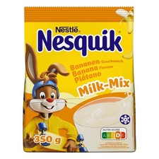 Nestlé NESQUIK Banane, Getränkepulver mit Bananengeschmack, 1er Pack (1 x 350g)