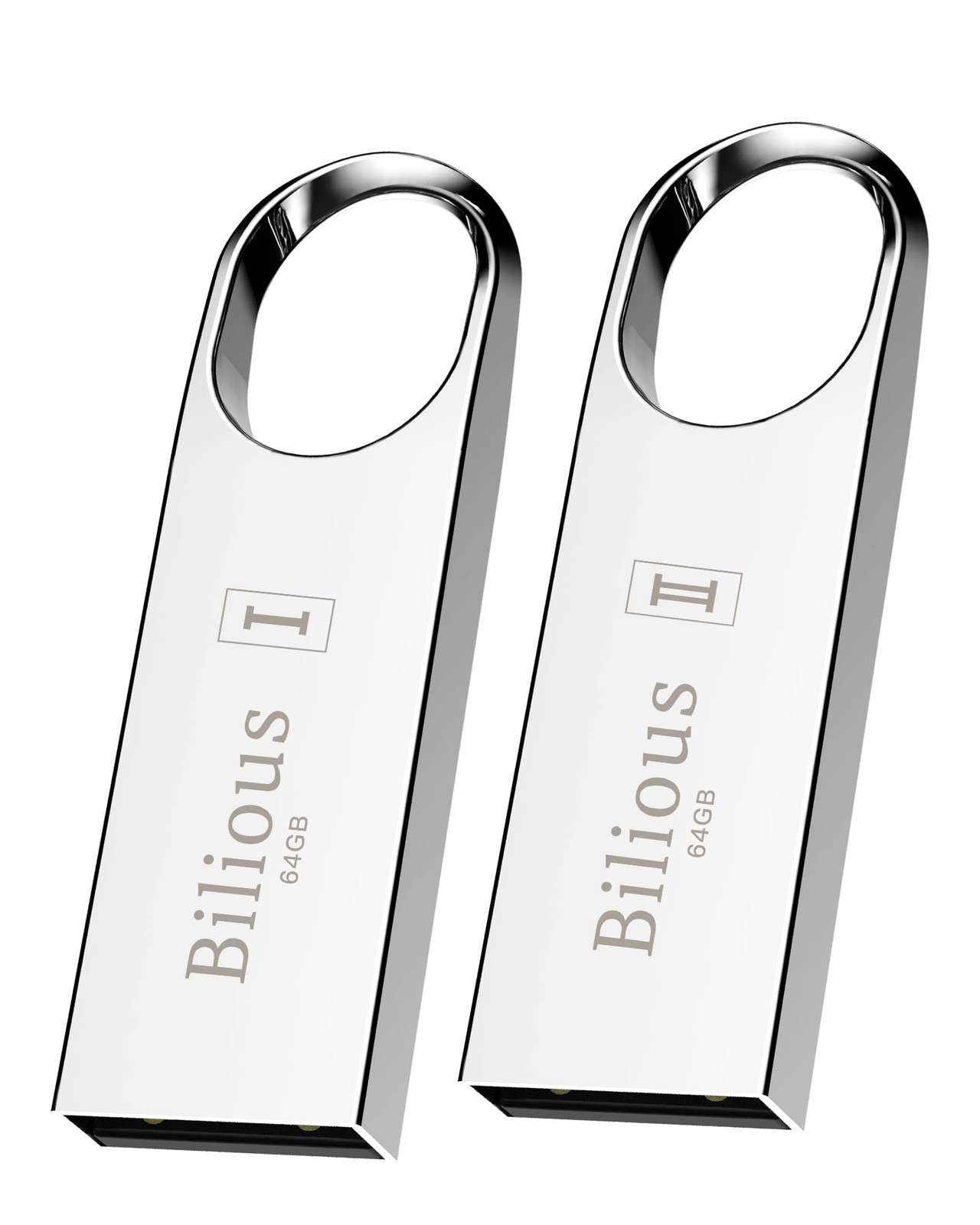 USB Flash Drive, Portable Keychain Design Thumb Drives, Metal Style Memory St...