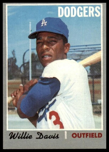 1970 Topps Set Break Willie Davis #390 EM-NrMint Combine Shipping