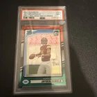 2024 Donruss Jayden Daniels Rated Rookies Optic Preview Red and Green #389 PSA 9