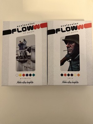 Scale 75 Scalecolor Floww Oilpaints Primary und Skin Set